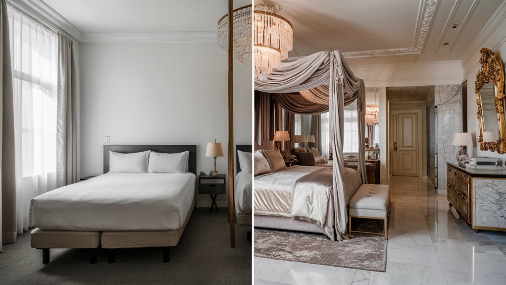 room types and amenities