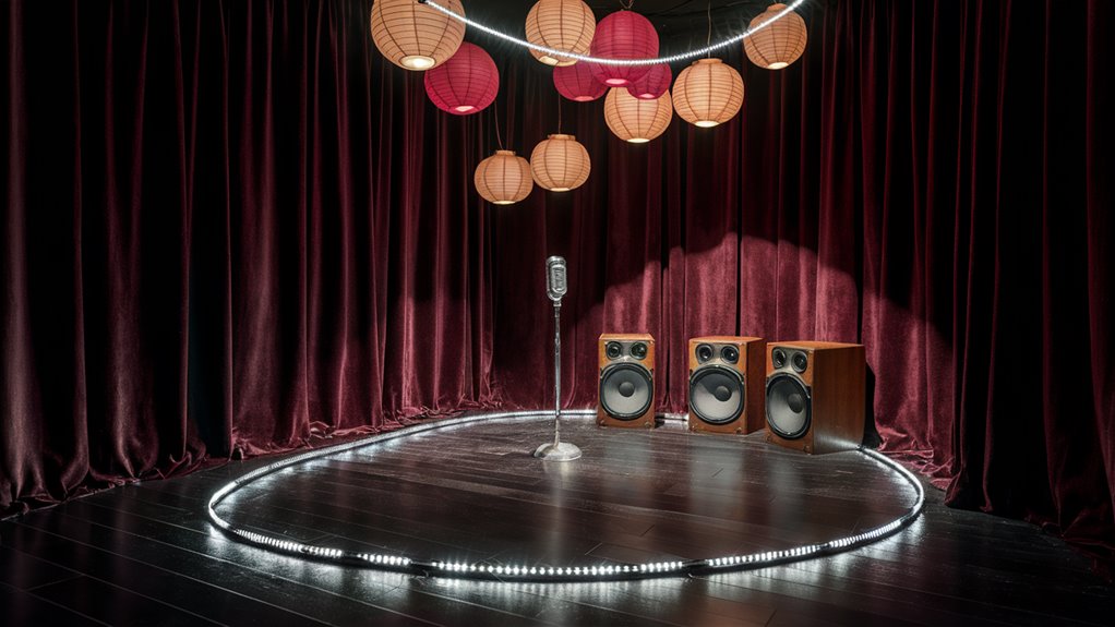 build areas for shows