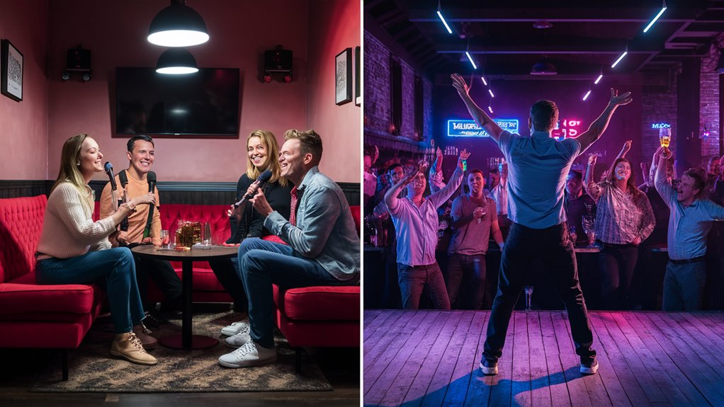 intimate space versus audience