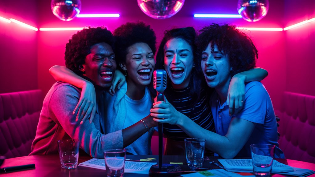 people bonding through music