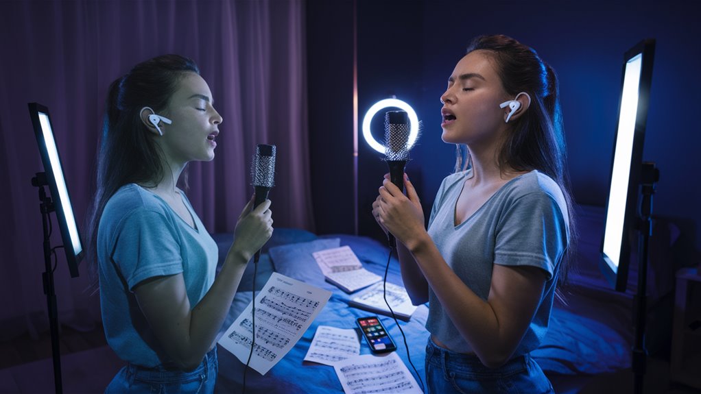 practice songs before singing