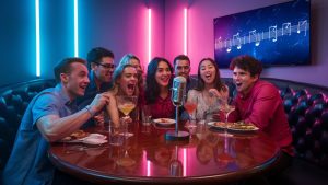 sing songs with strangers