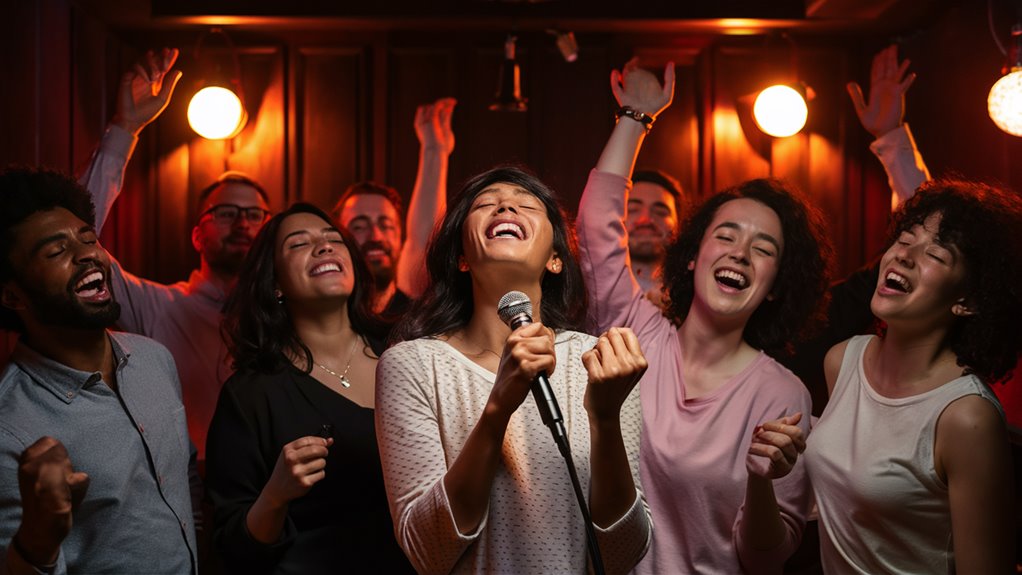 singing creates social joy
