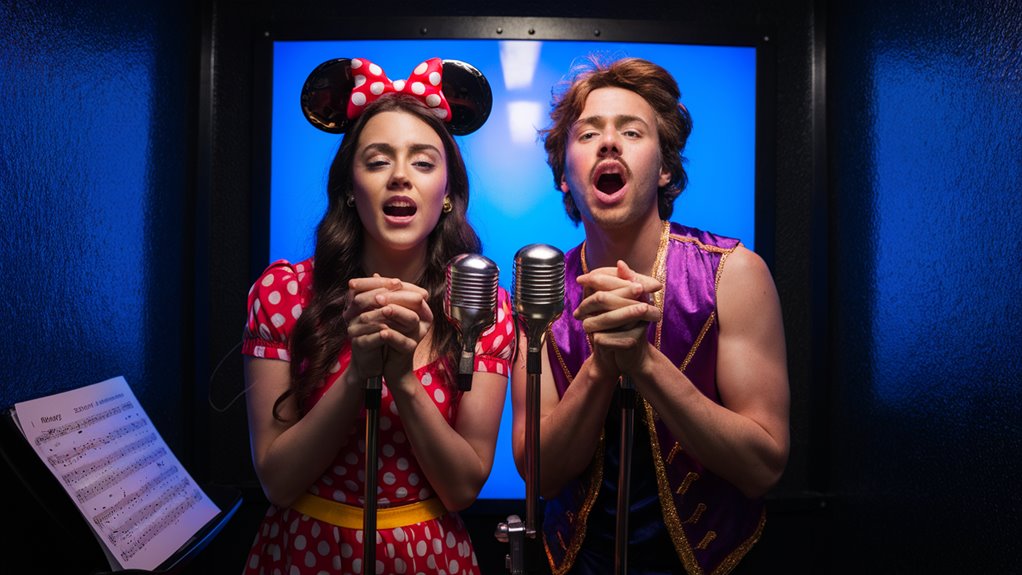 singing together in disney