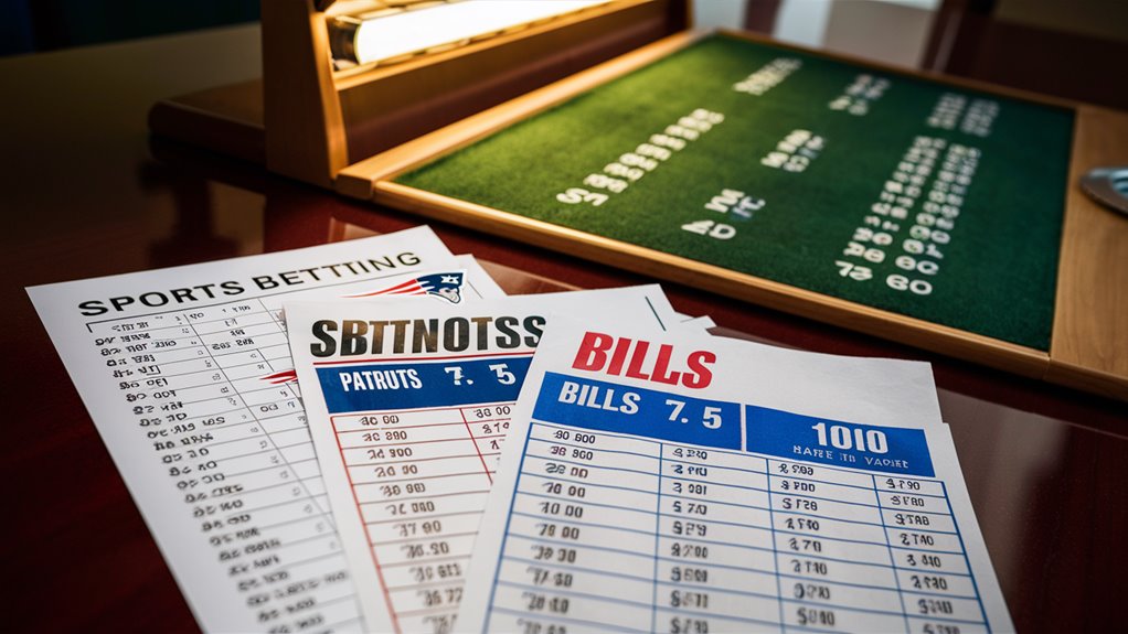 sports betting odds differences